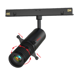 [LV-INT-ZSL30] Zoom Spot Light, 30W (Lighting Control type On/Off, CCT 3000K, Recessed)