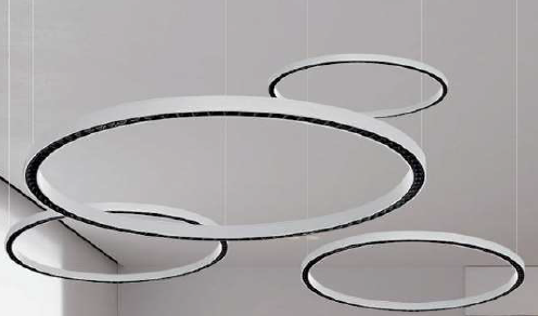 [LV-INT-LCL112] LED Circle Light, D:φ1800mm, 112W (Surface Mount, Lighting Control type On/Off, CCT 3000K, Beam Angle 24°)