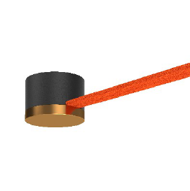 [LV-INT-WBSSA] Single Side Ceiling Box Weave Belt Accessory (gold)