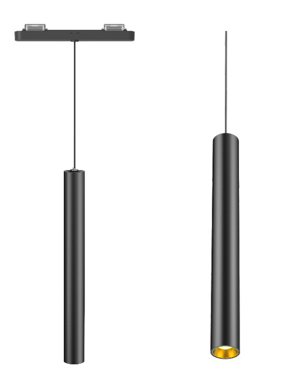 [LV-INT-WBPSL07] Weave Belt Pendant Spot Light, 7W (Lighting Control type On/Off, CCT 2700K, Beam Angle 24°, gold)
