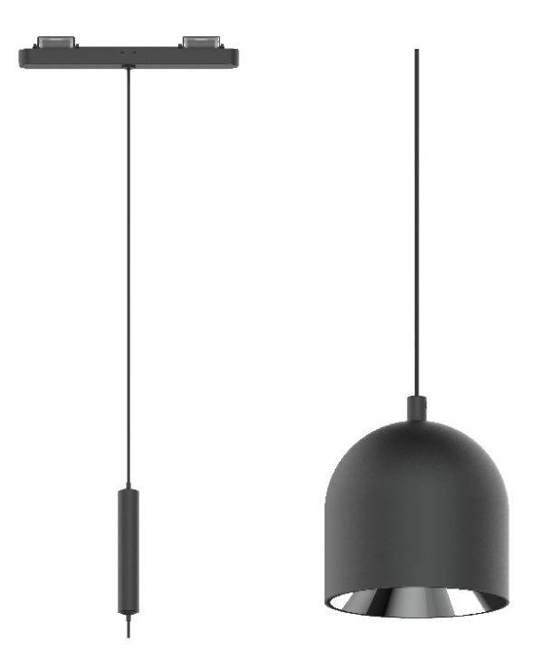 [LV-INT-WBPFL12] Weave Belt Pendant Flood Light, L:1200mm, 12W (Lighting Control type On/Off, CCT 2700K, Beam Angle 36°, white)