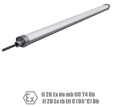 [LV-IND-EXLL4060] Explosion-Proof Linear Light, 40W, L:60cm (Lighting Control type On/Off, CCT 3000K)