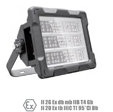 [LV-IND-EXFL150] Explosion-Proof Flood Light, 150W (Lighting Control type On/Off, CCT 3000K, Beam Angle 60°)