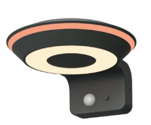 Solar Applique PIR, 3.6W, 8Hrs Working Time, 80*30 Seconds on Detection