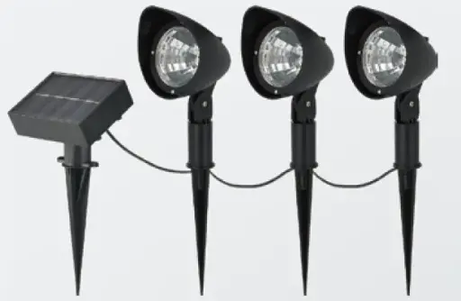 Solar Spike Spot Lights, 0.55W, 8Hrs Working Time