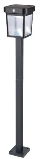 Solar Pole Light, 2W, 8Hrs Working Time, 60*30 Seconds on Detection