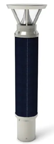 Solar Classic Bollard Light, 12W, 24Hrs Working Time