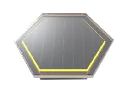 [LV-GRN-SHFT04] Solar Hexagonal Floor Tile, 4W, IK10, 200mm/Side, 24Hr Working Time